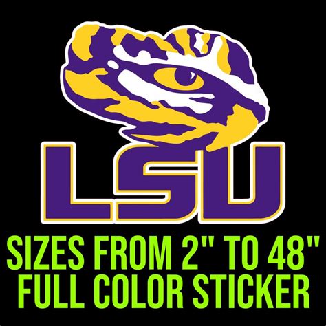 lsu decal stickers